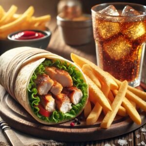 Chicken Shish Wrap Meal