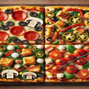 Choose 4 Toppings 12"