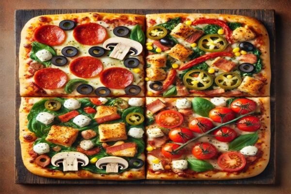 Choose 4 Toppings 9"